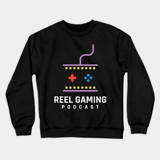 Reel Gaming Podcast (logo 2) Crewneck Sweatshirt by Reel Gaming Podcast